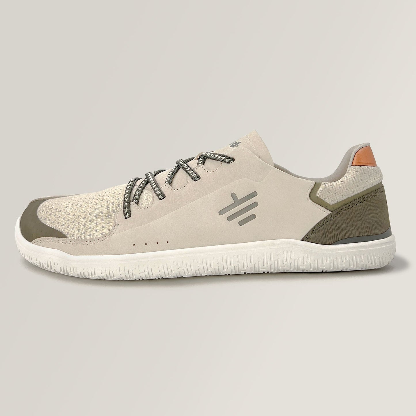 Stone White/Olive-Groundz_Bios_barefoot_grounding_sneakers