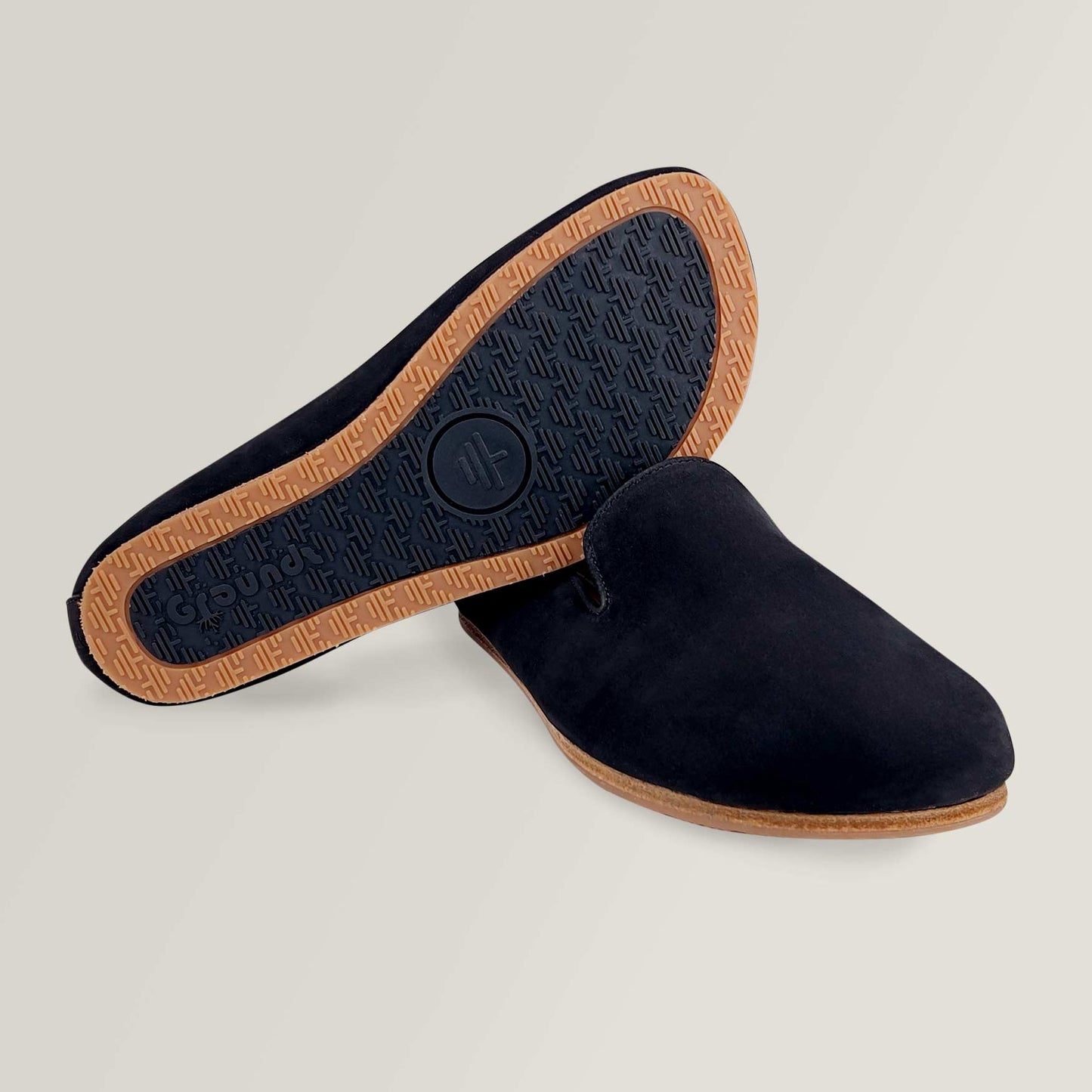 Midnight-carbon-casual-women-grounding-slip-ons