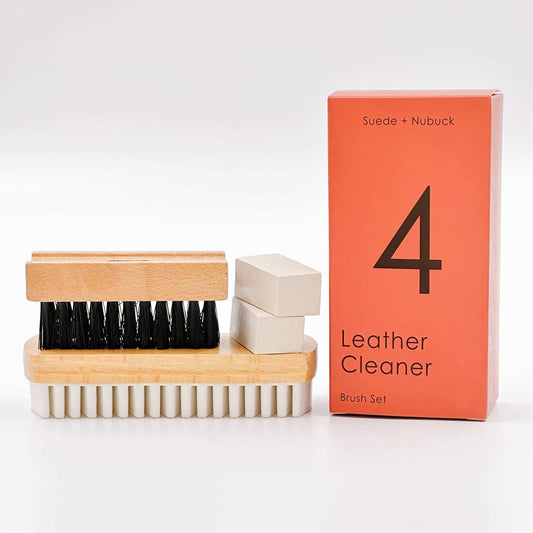 Premium Nubuck & Suede Leather Cleaner Brush Set