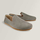 Pewter-carbon-mens-slip-on-grounding-shoes