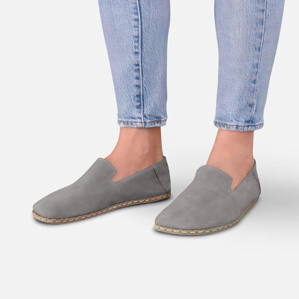 Groundz Men's Casual Slip Ons | Pewter Clays | Grounding Shoes ...